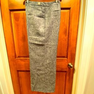 Boden wide-leg linen trousers